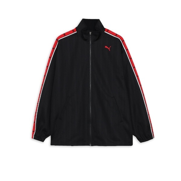 [�}���C]�����Y�A�p���� SHADOW STRIPE �j�b�g�W���P�b�g/�v�[�}�iPUMA�j PUMA BLACK