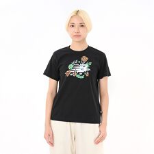 ﾚﾃﾞｨｰｽｱﾊﾟﾚﾙ フラワー グラフィックショートスリーブTシャツ