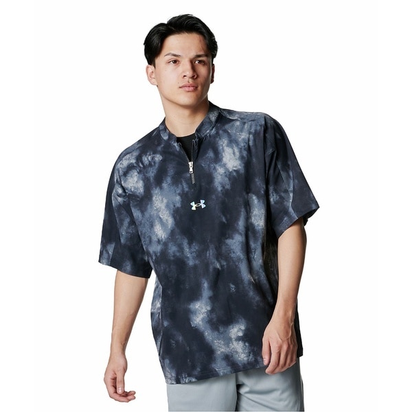 [�}���C]�x�[�X�{�[�� UA YARD NOVELTY CAGE JACKET/�A���_�[�A�[�}�[�iUNDER ARMOUR �j Black / / Iridescen
