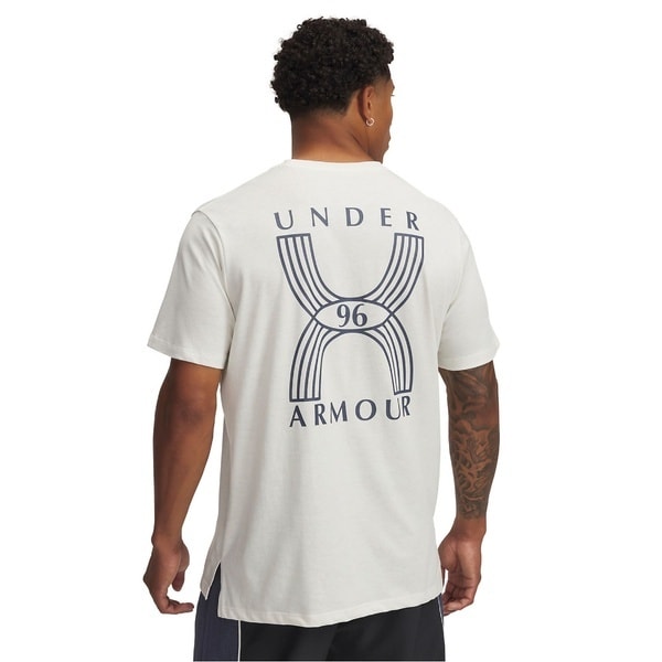 [�}���C]�����Y�A�p���� UA RUN 96 SHORTSLEEVE/�A���_�[�A�[�}�[�iUNDER ARMOUR �j White Quartz / / Do
