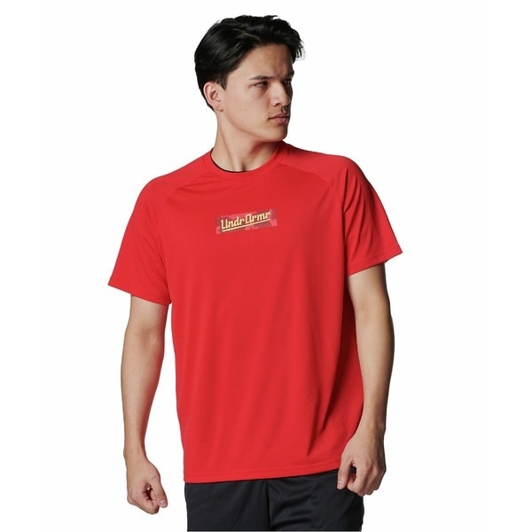 [�}���C]�x�[�X�{�[�� UA TECH GRAPHIC SS T SHIRT/�A���_�[�A�[�}�[�iUNDER ARMOUR �j Red / /