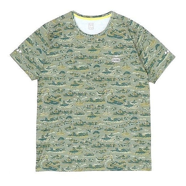 [�}���C]�����j���O Running All Pattern T-Shirt/�`�����X�iCHUMS�j Mt.Camo
