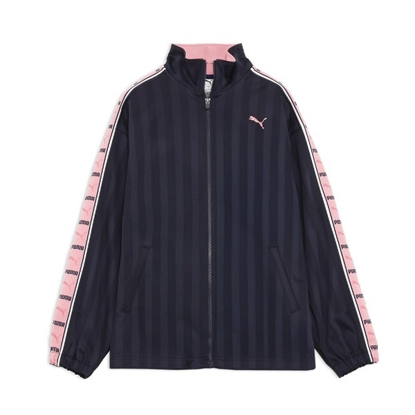 [�}���C]�����Y�A�p���� SHADOW STRIPE �j�b�g�W���P�b�g/�v�[�}�iPUMA�j NEW NAVY - PINK