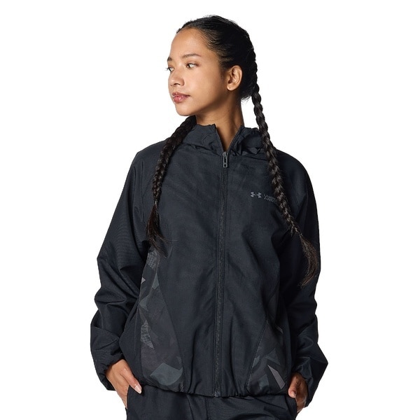 ﾚﾃﾞｨｰｽｱﾊﾟﾚﾙ UA TRICOT WOVEN PRINT