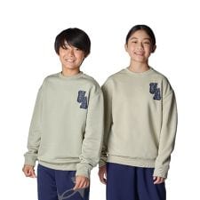 ｼﾞｭﾆｱｱﾊﾟﾚﾙ UA TECH TERRY OVERSIZED COLLEGE CREST LOGO CREW