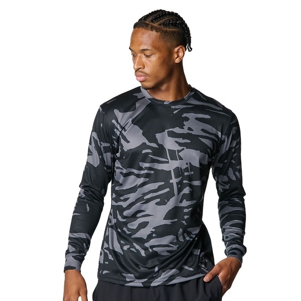 [�}���C]�x�[�X�{�[�� UA TECH LS SHIRT/�A���_�[�A�[�}�[�iUNDER ARMOUR �j Black / /