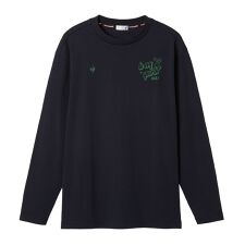 ﾒﾝｽﾞｱﾊﾟﾚﾙ グラフィック長袖Tシャツ