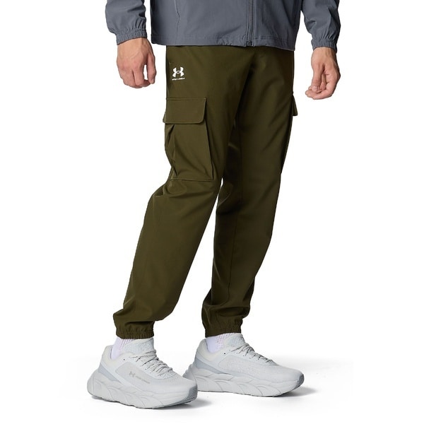[�}���C]�����Y�A�p���� UA Vibe Woven Cargo Pants/�A���_�[�A�[�}�[�iUNDER ARMOUR �j Expedition Green /