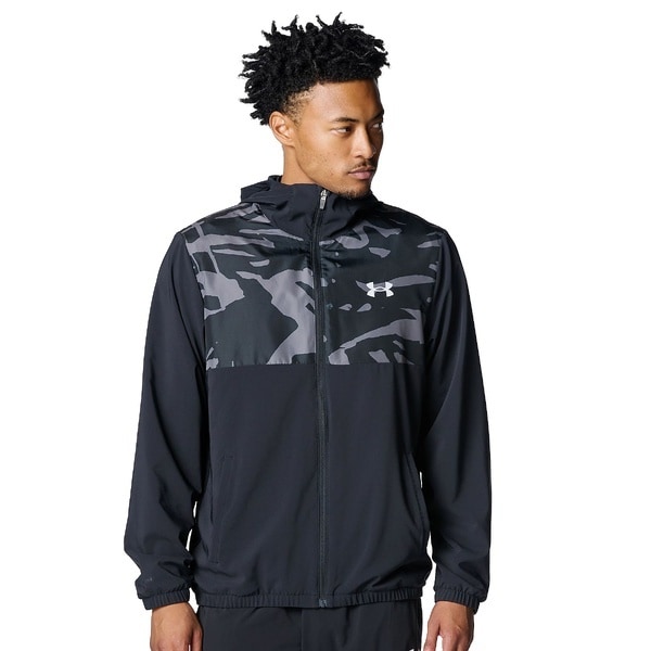 [�}���C]�x�[�X�{�[�� UA WOVEN FZ HD JACKET/�A���_�[�A�[�}�[�iUNDER ARMOUR �j Black / /