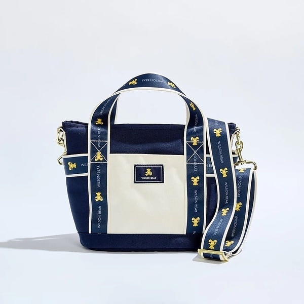 [�}���C]���P�b�g�X�|�[�c BEAR JPN COLLECTION MINI TOTE Navy/�E�B���\���iwilson�j Navy
