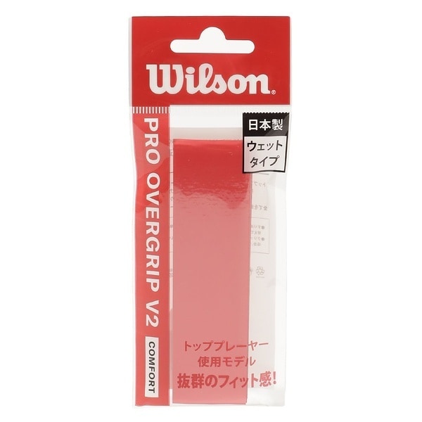 [�}���C]���P�b�g�X�|�[�c PRO OVERGRIP V2.0 RED 1PK/�E�B���\���iwilson�j RED