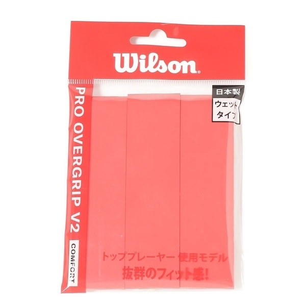 [�}���C]���P�b�g�X�|�[�c PRO OVERGRIP V2.0 RED 3PK/�E�B���\���iwilson�j RED
