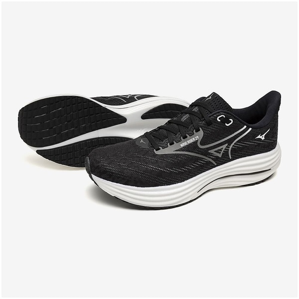 [�}���C]�����j���O WAVE RIDER 29/�~�Y�m�iMIZUNO�j �u���b�N×�O���[×�z���C�g