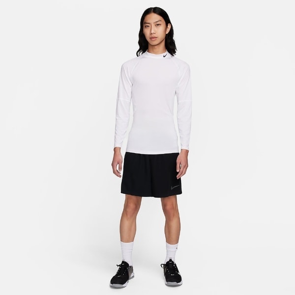 [�}���C]�����Y�A�p���� �i�C�L NP DF �^�C�g ���b�N L/S �g�b�v/�i�C�L�iNIKE�j WHITE/BLACK