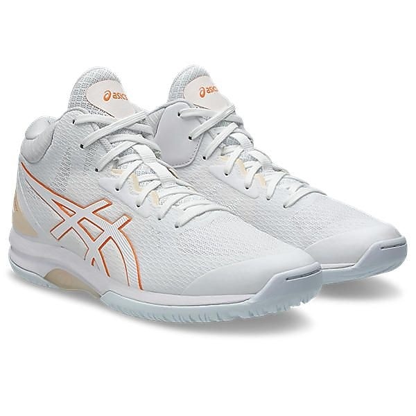 [�}���C]�o�X�P�b�g&�o���[&���̑����Z LADY GELFAIRY 9/�A�V�b�N�X�iasics�j WHITE/SUN PEACH