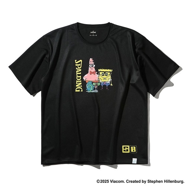 スポルディング ﾊﾞｽｹｯﾄ&ﾊﾞﾚｰ&その他競技 Tシャツ スポンジ・ボブ ドレスアップ