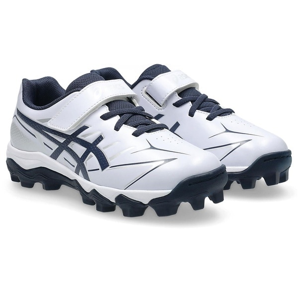 [�}���C]�x�[�X�{�[�� STAR SHINE S 3/�A�V�b�N�X�iasics�j WHITE/NAVY