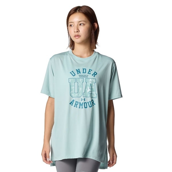 [�}���C]���f�B�[�X�A�p���� UA TECH OVERSIZE T-SHIRT/�A���_�[�A�[�}�[�iUNDER ARMOUR �j Enamel Blue / /