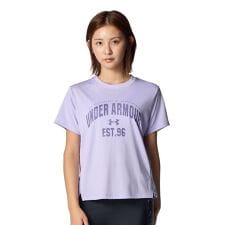 ﾚﾃﾞｨｰｽｱﾊﾟﾚﾙ UA TECH GRAPHIC T-SHIRT