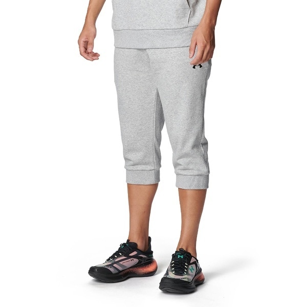 [�}���C]�����Y�A�p���� UA RIVAL LIGHTWEIGHT TERRY 3/4 PANTS/�A���_�[�A�[�}�[�iUNDER ARMOUR �j Mod Gray Light Heath