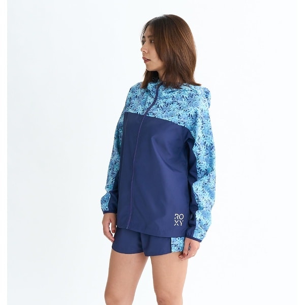 [�}���C]���f�B�[�X�A�p���� HAVE A GREAT DAY JACKET/���L�V�[�iROXY�j BLU