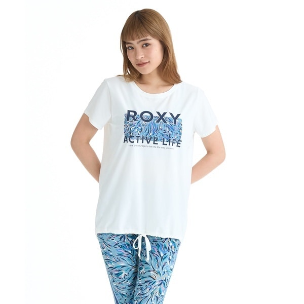 [�}���C]���f�B�[�X�A�p���� BREEZE FLOW S/S TEE/���L�V�[�iROXY�j WHT