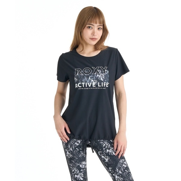 [�}���C]���f�B�[�X�A�p���� BREEZE FLOW S/S TEE/���L�V�[�iROXY�j BLK
