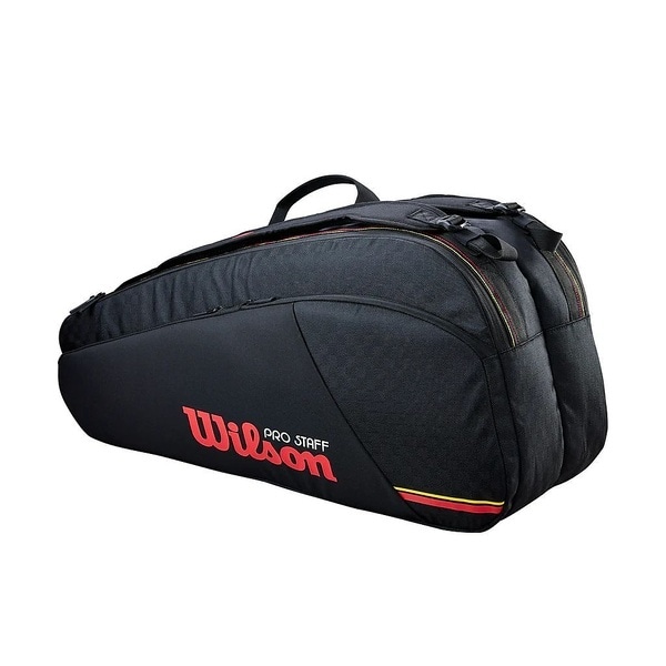 [�}���C]���P�b�g�X�|�[�c PRO STAFF CLASSIC 6PK RACKET BAG/�E�B���\���iwilson�j Black