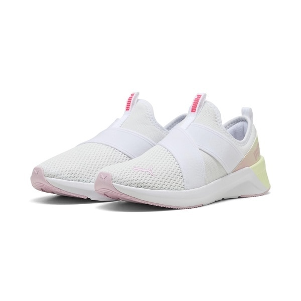 [�}���C]�t�b�g�E�F�A SOFTRIDE �n�����[ �X���b�v�I�� �E�B�����Y/�v�[�}�iPUMA�j PUMA White-Apple Spr