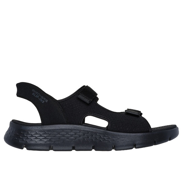 [�}���C]�t�b�g�E�F�A GO WALK FLEX SANDAL-EASY ENTR/�X�P�b�`���[�Y�iSKECHERS�j BKLM