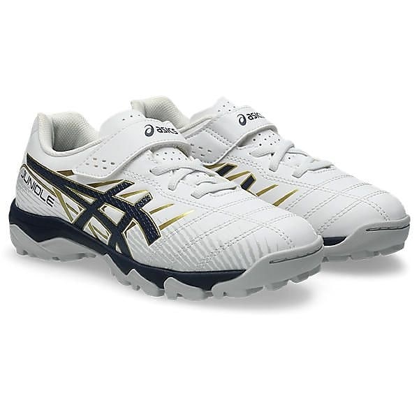 [�}���C]�T�b�J�[ JUNIOLE 7 TF/�A�V�b�N�X�iasics�j WHITE/MIDNIGHT