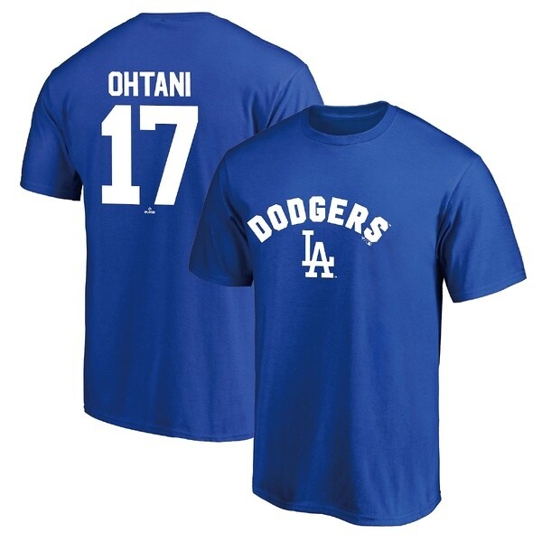 ﾍﾞｰｽﾎﾞｰﾙ Fanatics ロサンゼルス・ドジャース 大谷翔平 ネームアンド