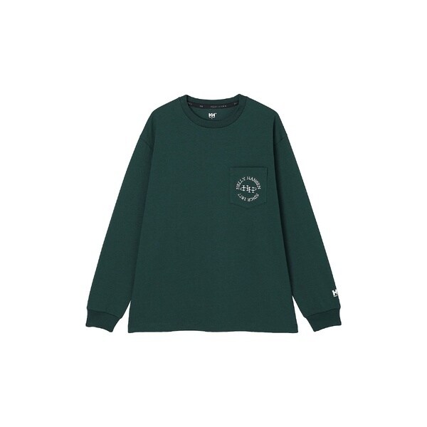 [�}���C]�����Y�A�p���� L/S WAVE LOGO PK T (L/S�E�F�[�u���S�|�P�b�g�e�B�[)/�w���[�n���Z���iHELLY HANSEN�j OC