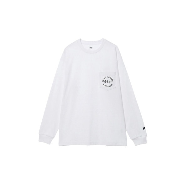 [�}���C]�����Y�A�p���� L/S WAVE LOGO PK T (L/S�E�F�[�u���S�|�P�b�g�e�B�[)/�w���[�n���Z���iHELLY HANSEN�j CW