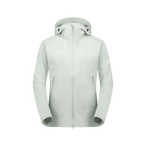 [�}���C]�g���b�L���O Macun 2.0 SO Hooded Jacket AF Women/�}���[�g�iMAMMUT�j silver sage