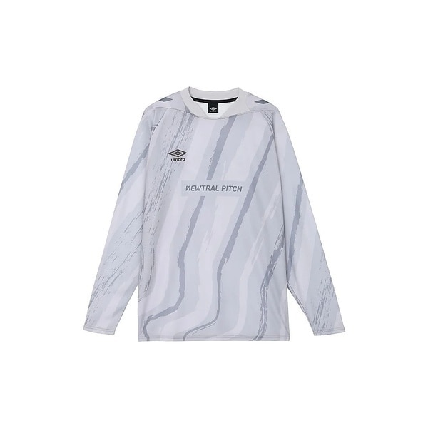 ｻｯｶｰ NEWTRAL PITCHグラフィック長袖プラクティスシャツ(流通限定
