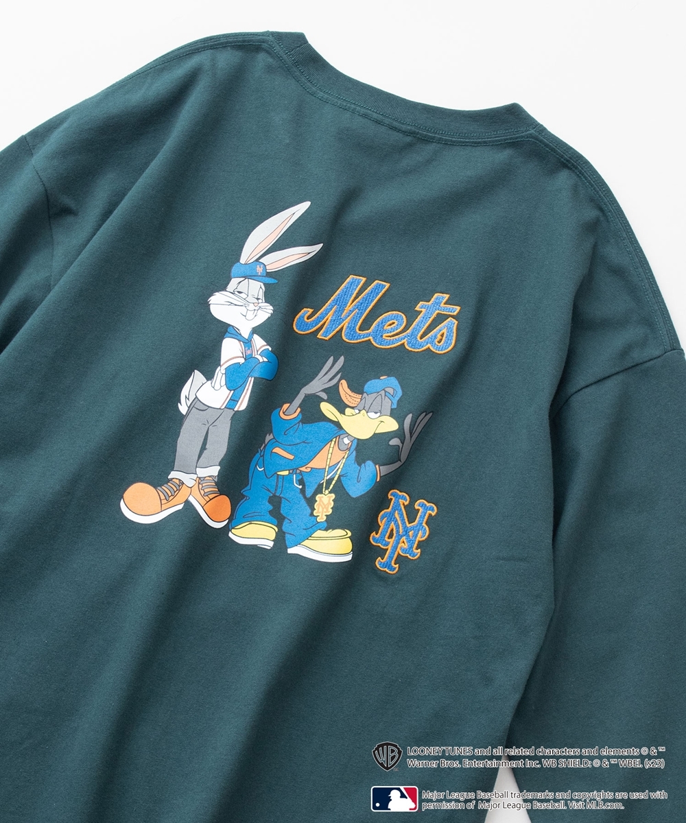 LOONEY TUNES × MLB 別注 ドロップショルダー ロンT | ルーニー