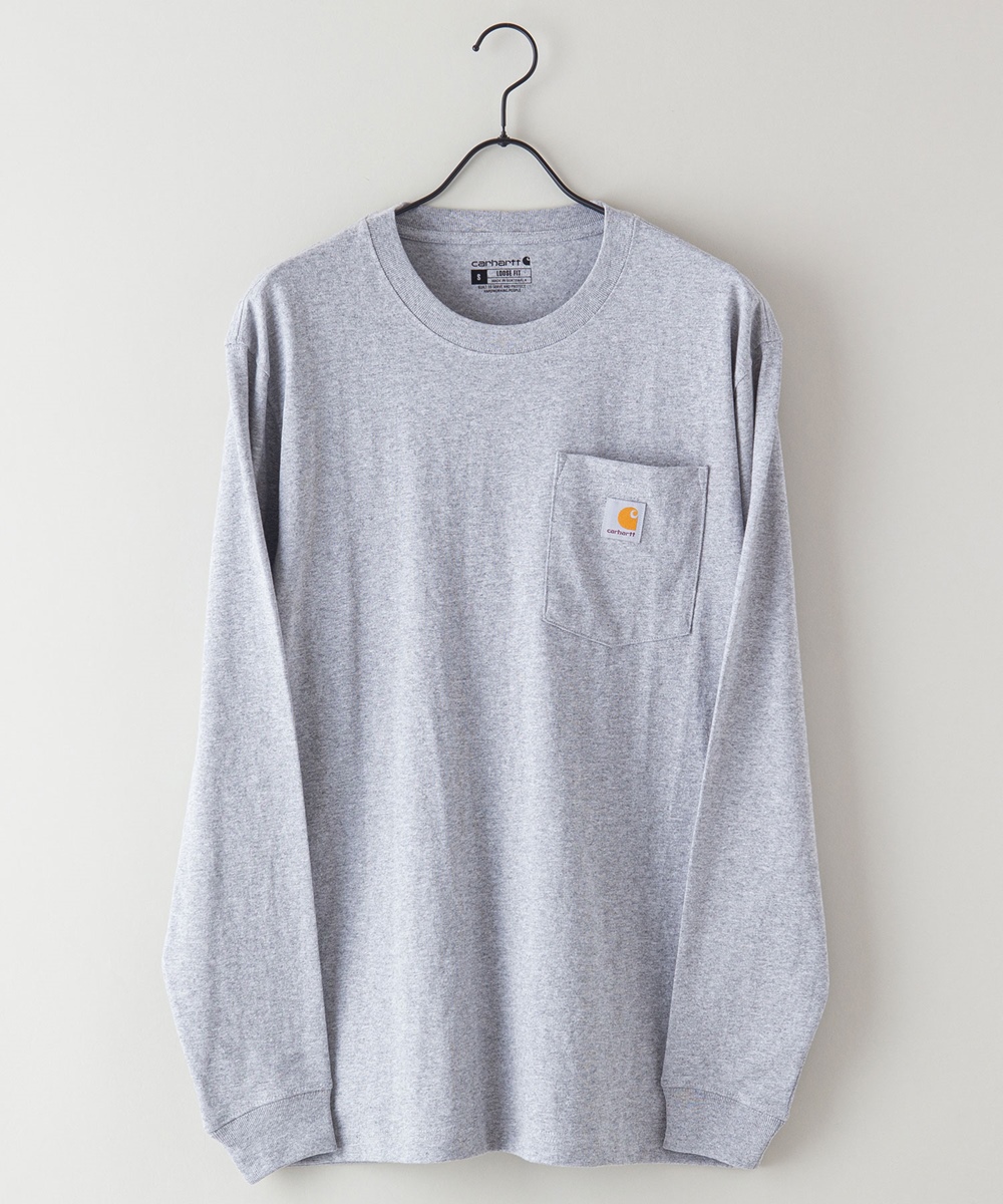 CARHARTT】ワンポイント ポケット ロンT ビッグ シルエット