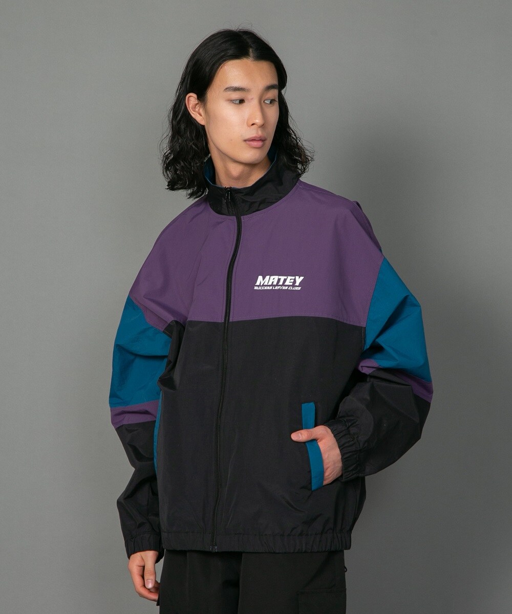 SUGGESTION】ナイロン 配色切換 ブルゾン | サジェスション(SUGGESTION