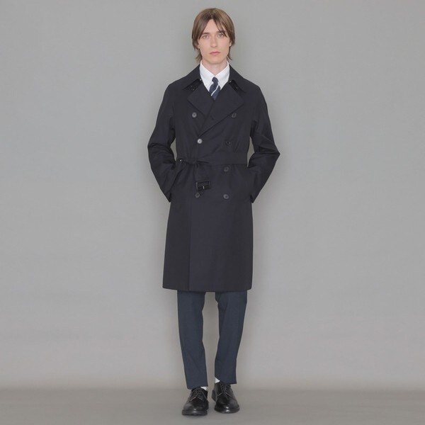 【定番】マッキントッシュ ロンドン ギャバジン トレンチコート ライナー L 黒 LEON掲載】【DUNFORD TRENCH】ギャバジントレンチコート