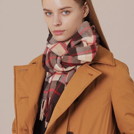 ハウスチェックカシミヤマフラー | マッキントッシュ ロンドン  