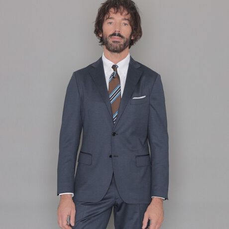 LEON掲載】【FLEX JERSEY】ジャカードグレンチェックセットアップ  