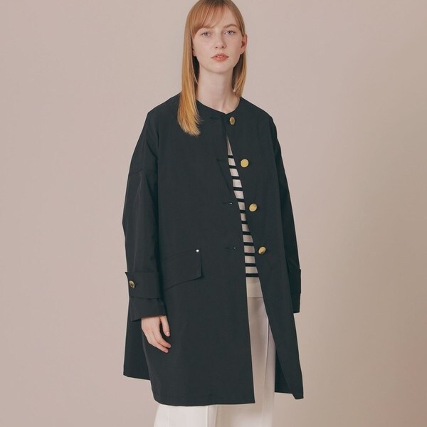 HUMBIE NO COLLAR/ハンビーノーカラー】ポリエステル ノーカラー