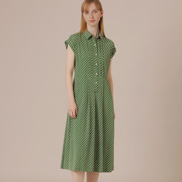 【極美品】マッキントッシュ　レインドロッププリントワンピース L】レインドロッププリントワンピース(ワンピース)｜MACKINTOSH