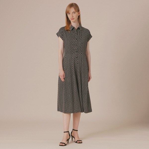 【極美品】マッキントッシュ　レインドロッププリントワンピース L】レインドロッププリントワンピース(ワンピース)｜MACKINTOSH