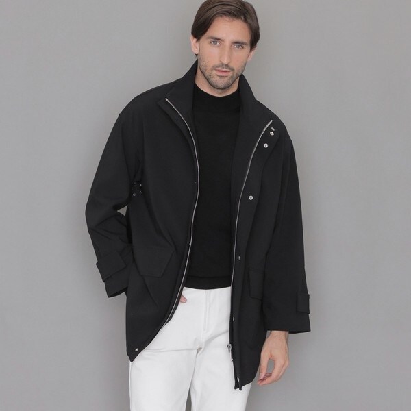 LEON掲載】【ETTRICK】シンセティックボンディングスタンドカラー