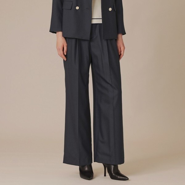 MACKINTOSH LONDON ドライサテンジョーゼットパンツ38レディース