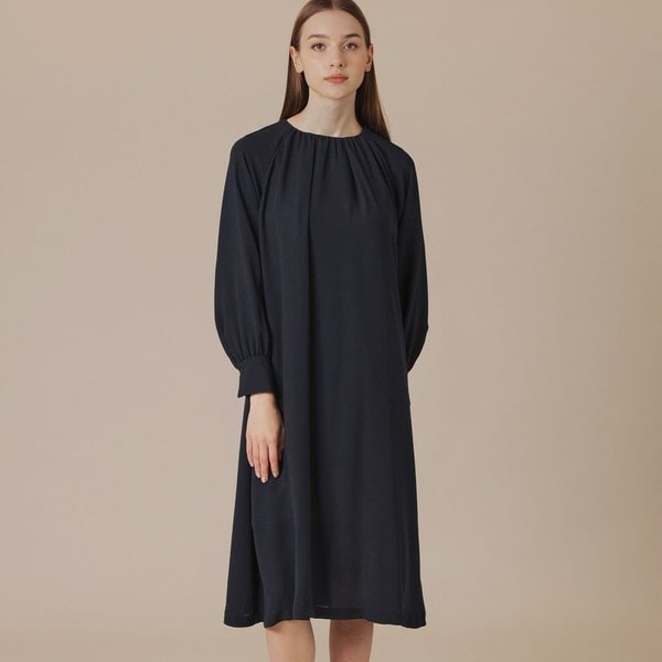 婦人画報掲載】ジオメトリックチェーンプリントワンピース