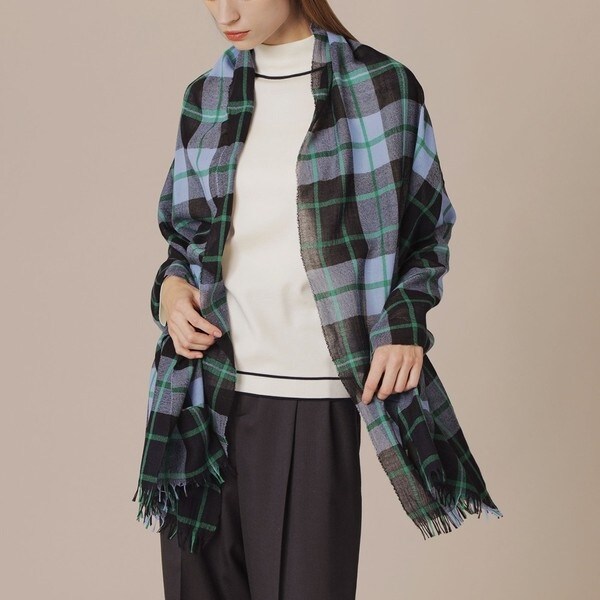 新品、未開封！MACKINTOSH LONDON婦人画報掲載チェックストール 婦人画報掲載】チェックストール | マッキントッシュ ロンドン