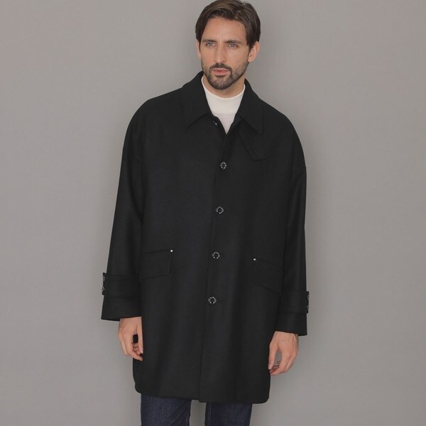 MACKINTOSH】【HUMBIE/ハンビー】ウールメルトンショートステンカラー